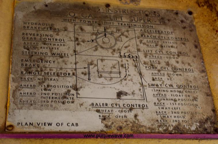 image for item E7956 Pettibone 154D Cary-Lift forklift