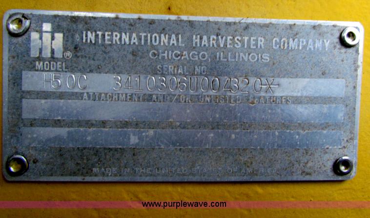 image for item H7311 1971 Hough H50 Payloader wheel loader