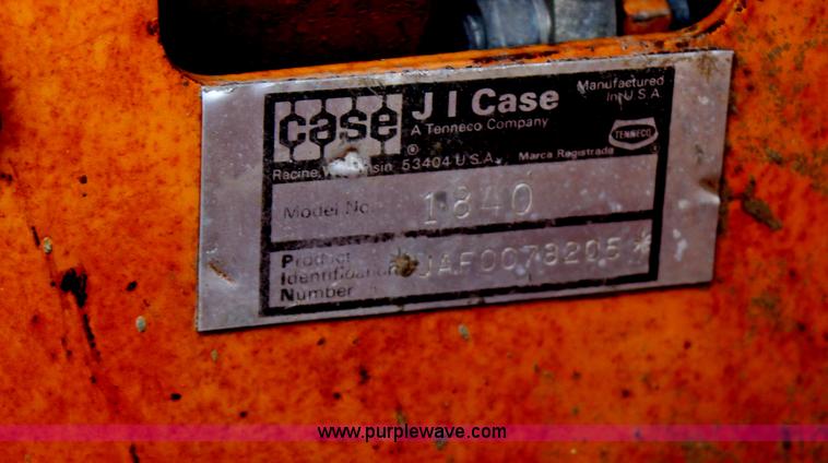 image for item H7938 1992 Case 1840 skid steer