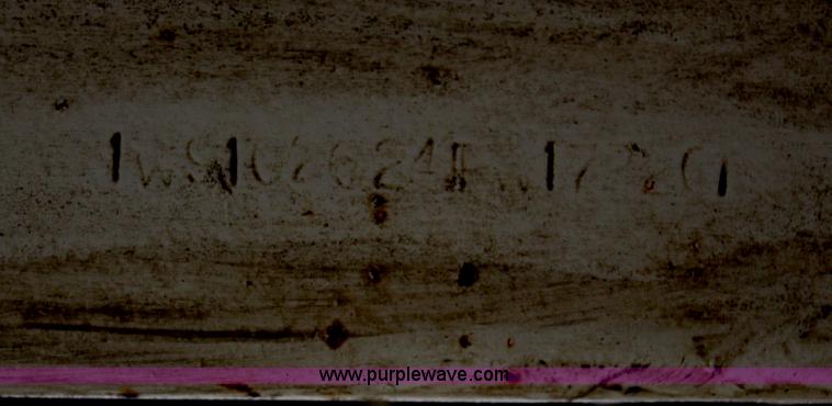 image for item H7963 1994 Western 26' barrel end dump trailer