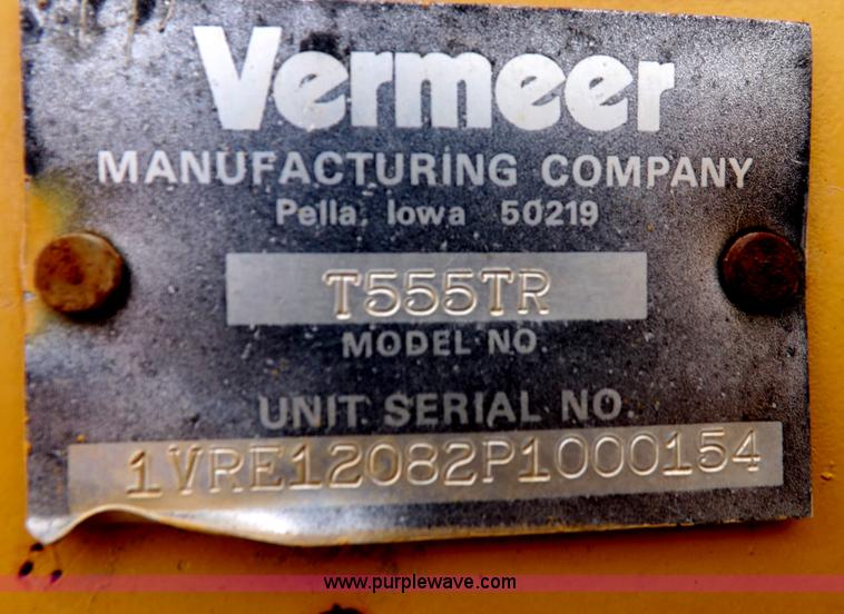 image for item I8330 Vermeer T555TR trencher
