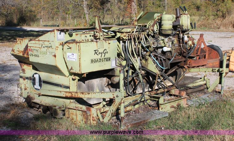 image for item H4148 Raygo Roadster 120 asphalt paver