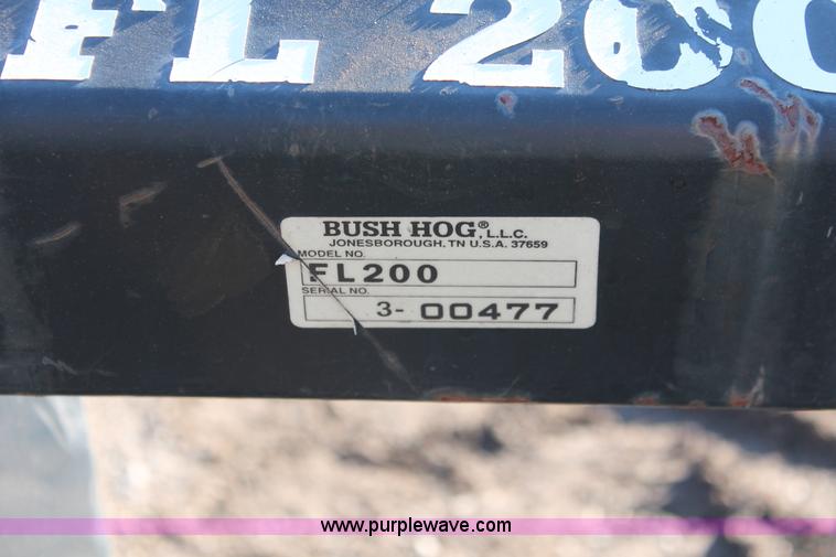 image for item H4157 Bush Hog FL200 forklift pallet forks