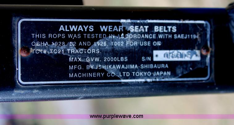 image for item H4179 New Holland TC18 tractor