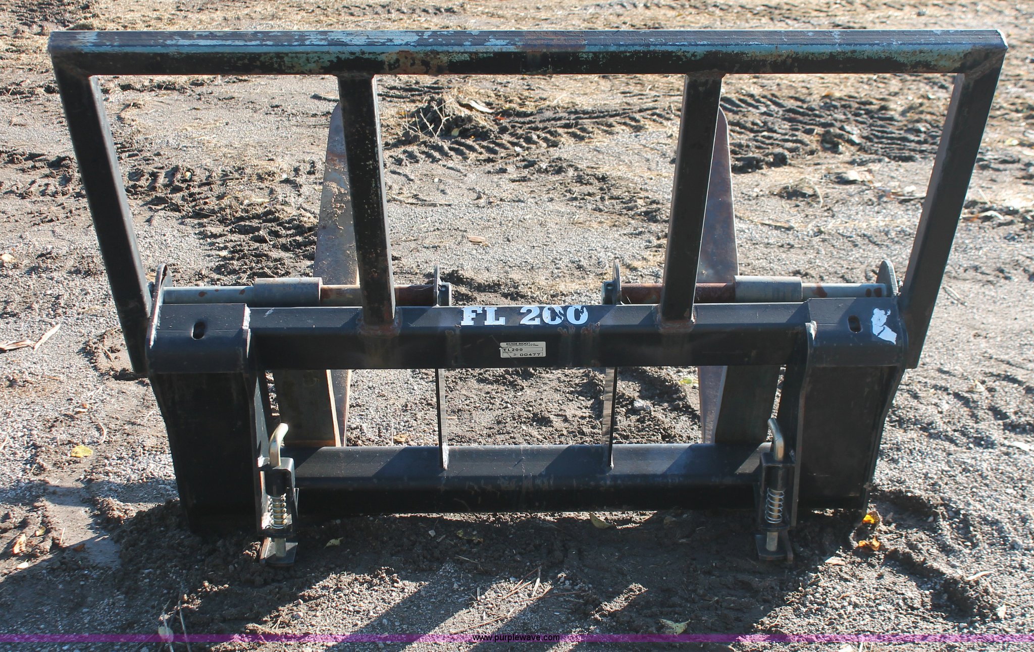 Bush Hog FL200 forklift pallet forks in Bixby, OK Item H4157 sold