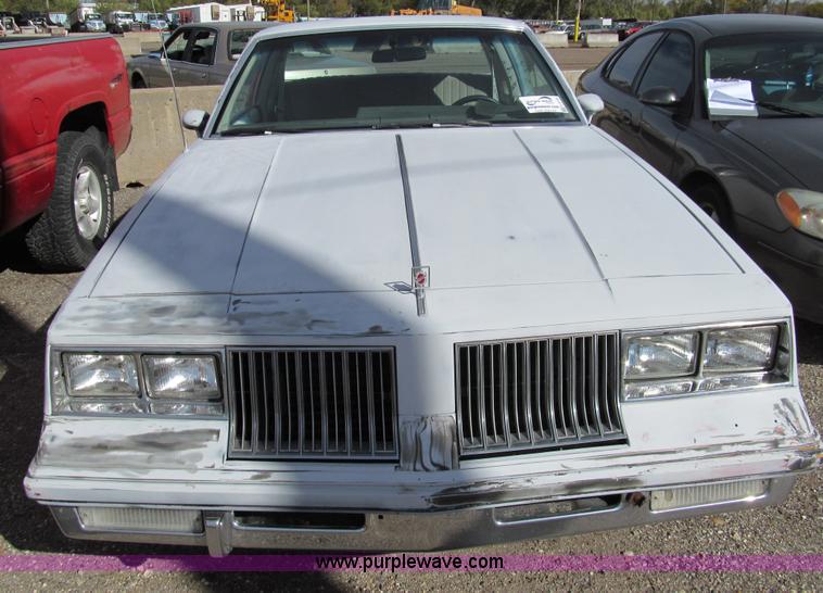 image for item G9738 1984 Oldsmobile Cutlass Supreme