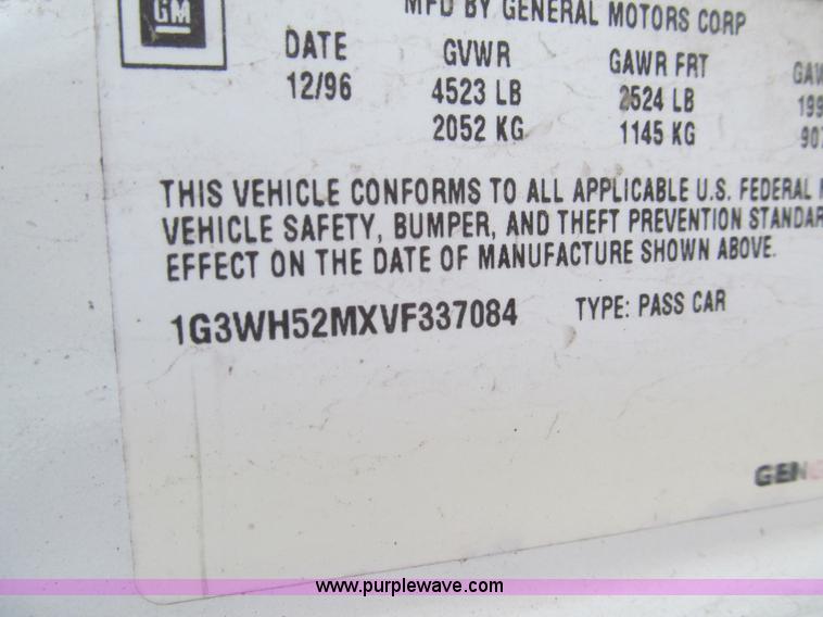 image for item G9740 1997 Oldsmobile Cutlass