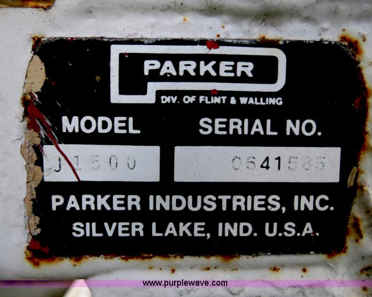 image for item B4803 Parker J1500 weigh wagon