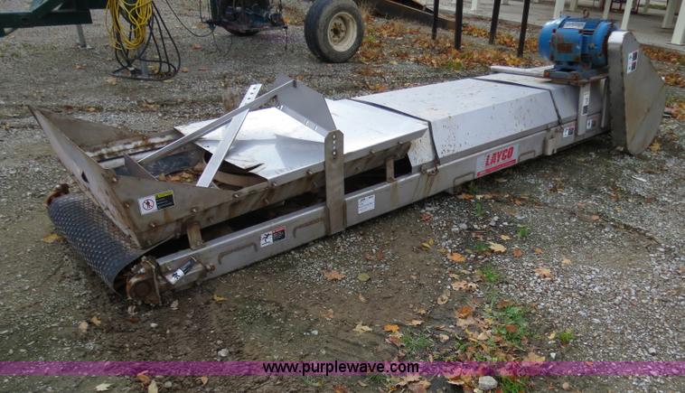 image for item G9502 2010 Layco CC029A 12' belt conveyor