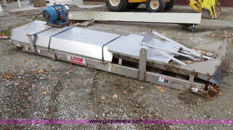 image for item G9502 2010 Layco CC029A 12' belt conveyor