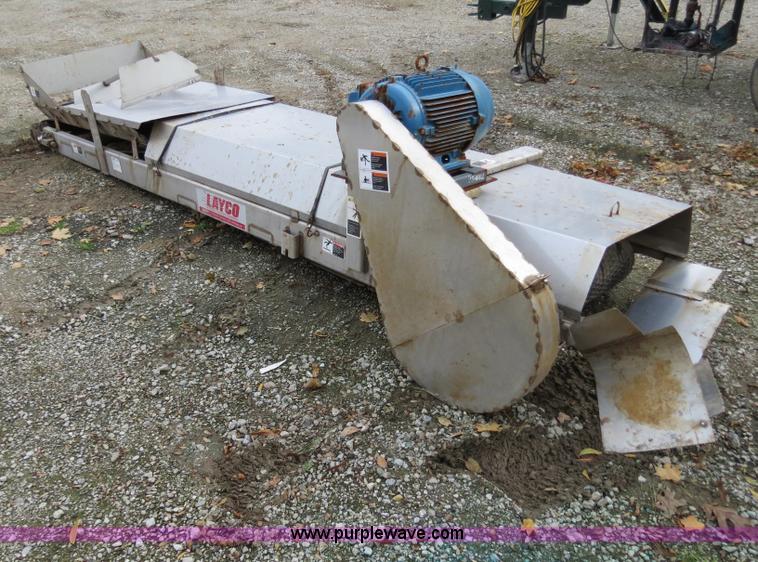 image for item G9502 2010 Layco CC029A 12' belt conveyor