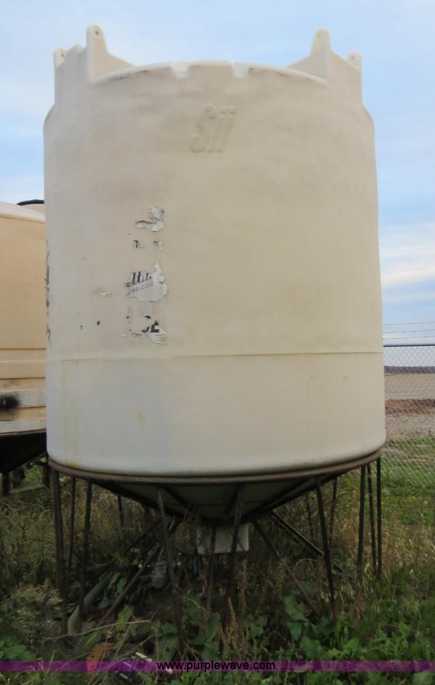 image for item G9508 Poly cone bottom 2,500 gallon tank with stand