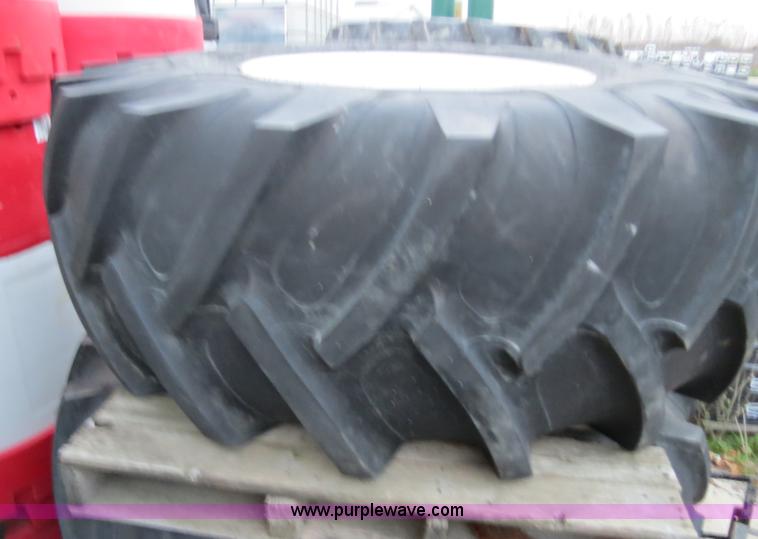 image for item G9511 (4) Titan 23.1R30 tires and wheels