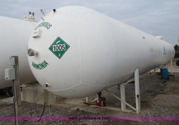 image for item G9514 12,000 gallon anhydrous ammonia tank