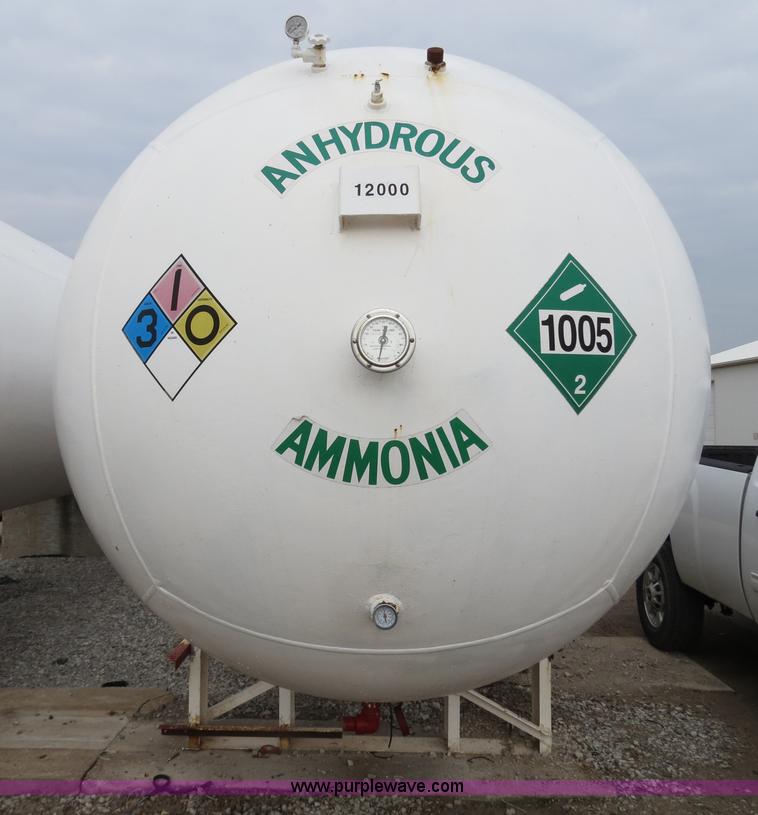 image for item G9514 12,000 gallon anhydrous ammonia tank