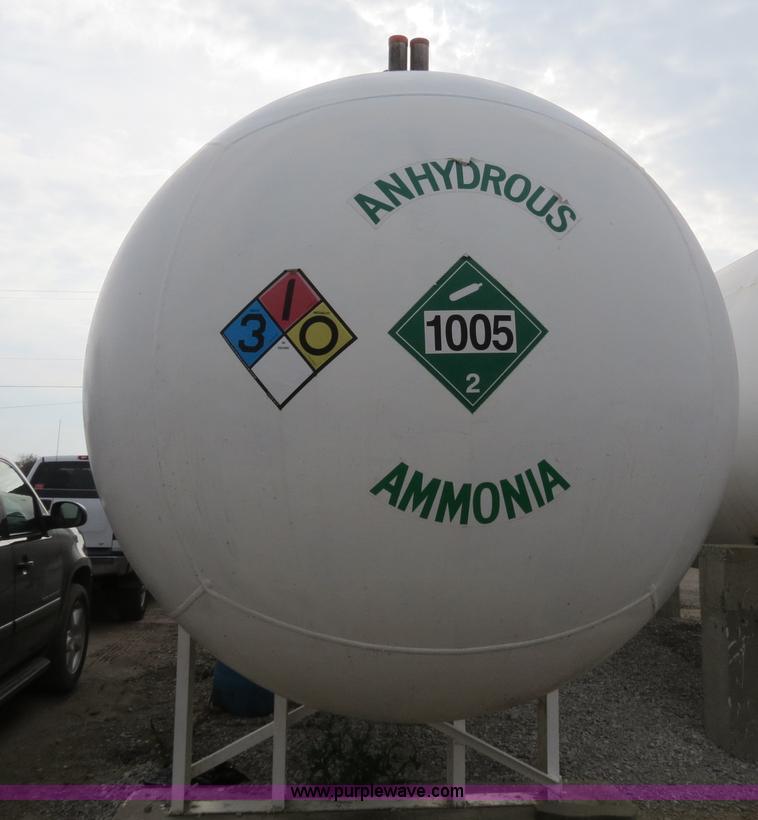 image for item G9514 12,000 gallon anhydrous ammonia tank