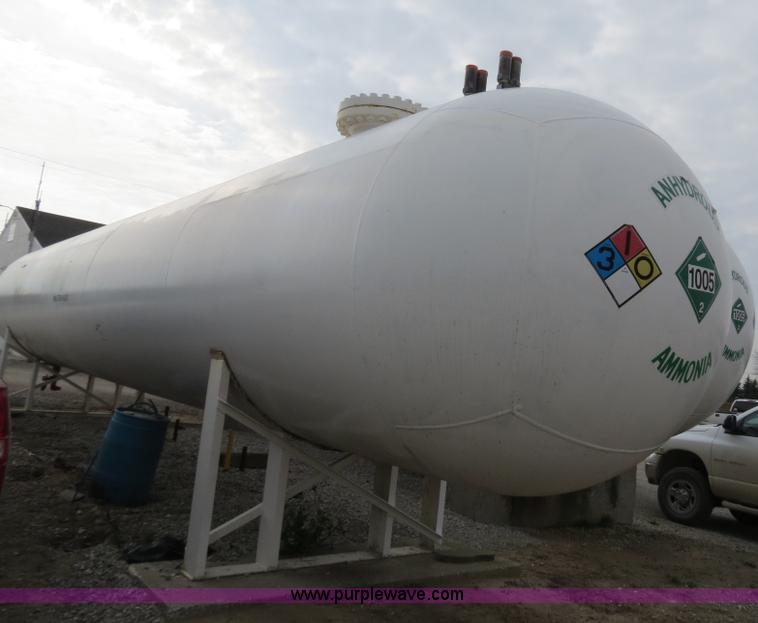 image for item G9514 12,000 gallon anhydrous ammonia tank