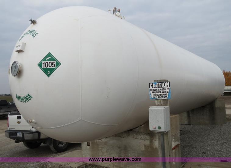 image for item G9515 18,000 gallon anhydrous ammonia tank