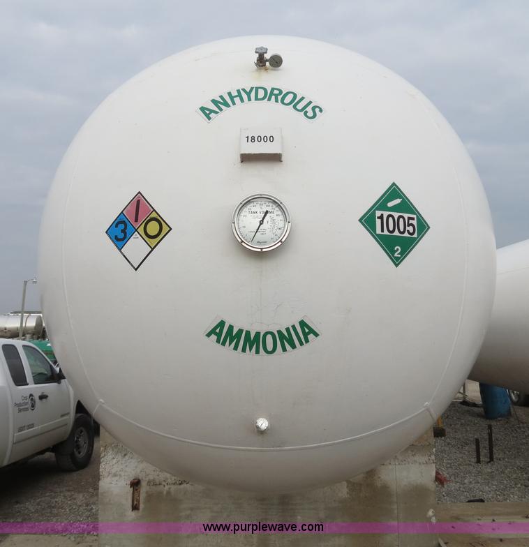 image for item G9515 18,000 gallon anhydrous ammonia tank