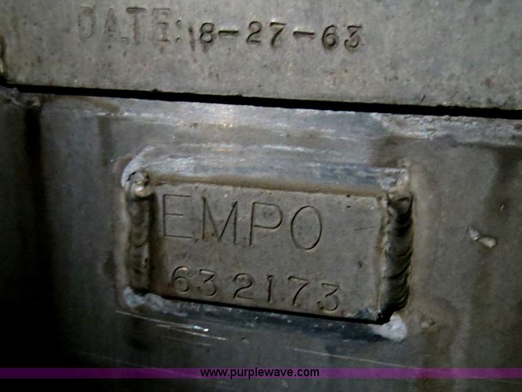 image for item G9528 10,000 gallon steel water tank