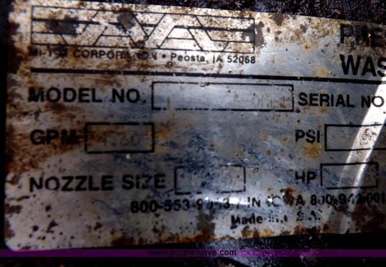 image for item I8326 Mitm 2405 pressure washer