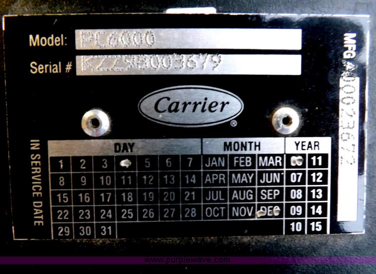 image for item I8327 2006 Carrier PC6000 semi truck HVAC 110V power unit