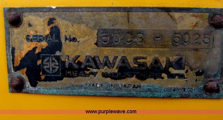 image for item I4965 2006 Kawasaki 50ZV wheel loader