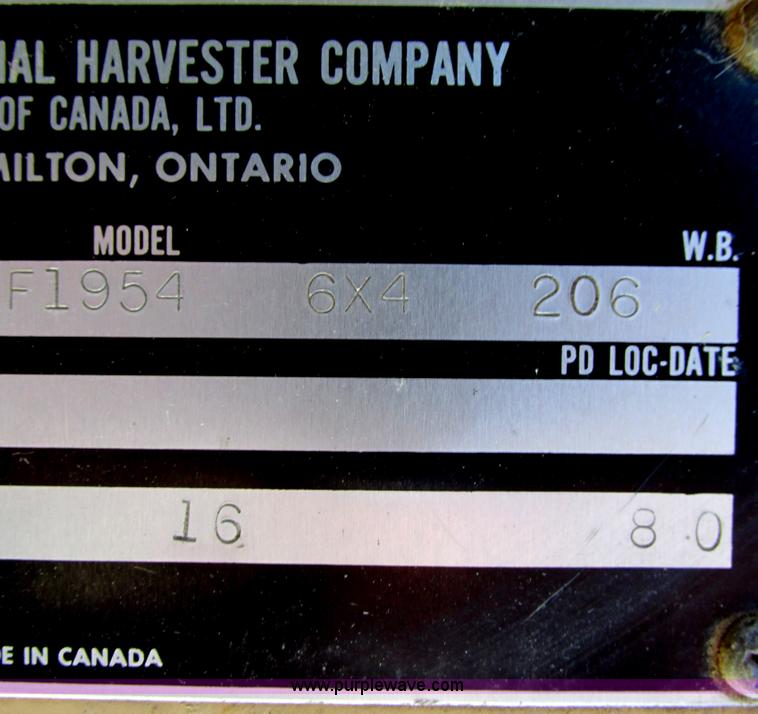 image for item I4981 1980 International F1954 truck with Mayhew drill rig