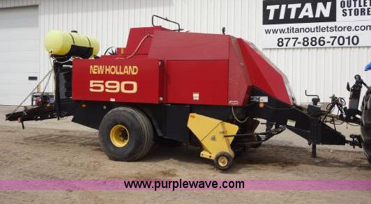 image for item A8653 1998 New Holland 590 square baler