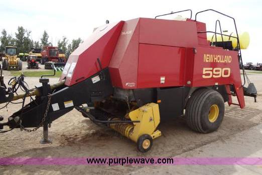 image for item A8653 1998 New Holland 590 square baler