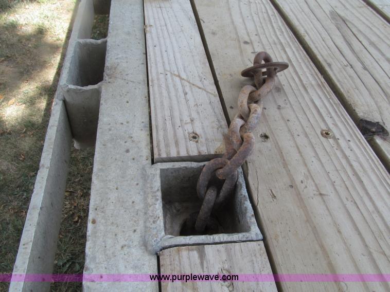 image for item E4638 2012 shop built triple axle step deck equipment trailer