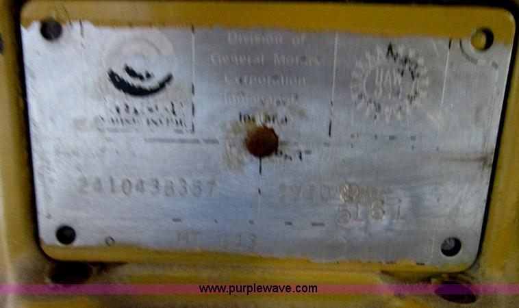 image for item E5224 Allison MT643 transmission