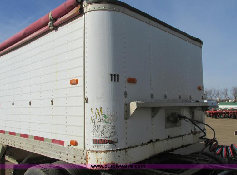 image for item E5229 1981 Timpte Super Hopper bottom dump trailer