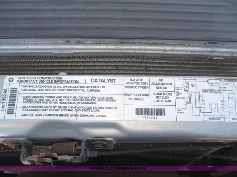 image for item F7188 1998 Dodge Ram 1500 service truck