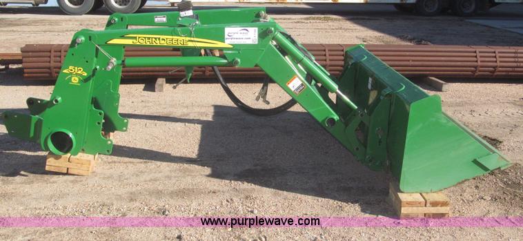 image for item F7190 2006 John Deere 512 loader attachment