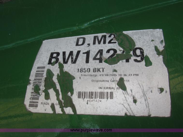 image for item F7190 2006 John Deere 512 loader attachment