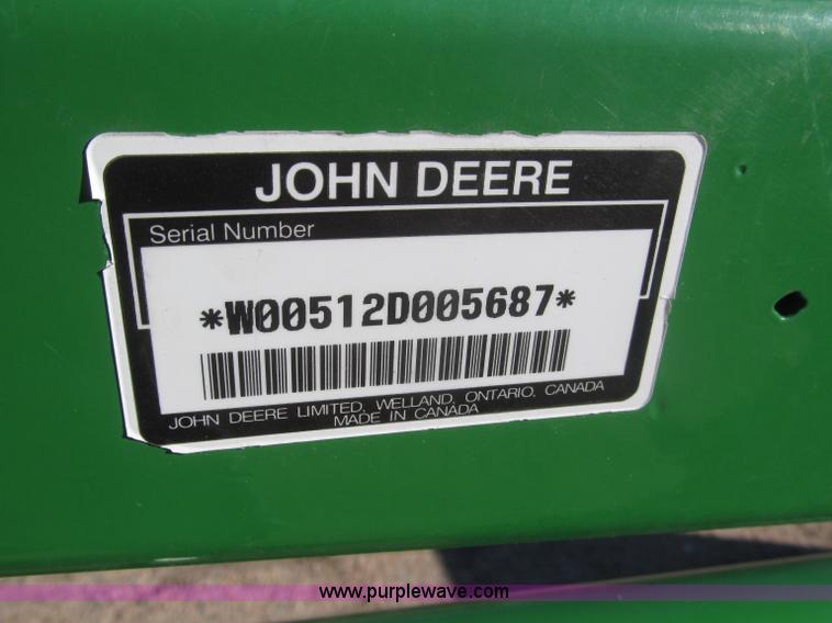 image for item F7190 2006 John Deere 512 loader attachment