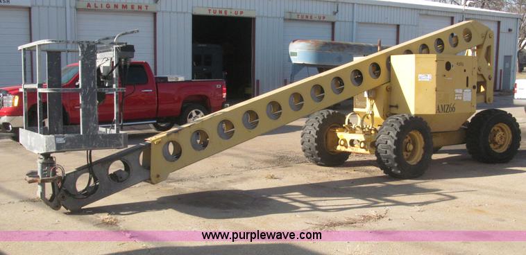 image for item F7198 1993 Grove AMZ-66 rough terrain boom lift