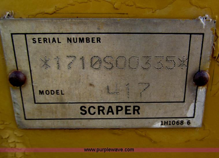 image for item F7204 2003 Noble 417 forced ejection scraper