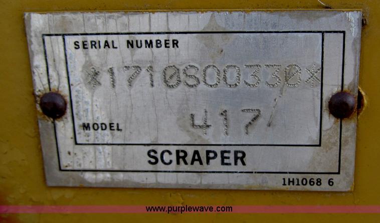 image for item F7205 2003 Noble 417 forced ejection scraper