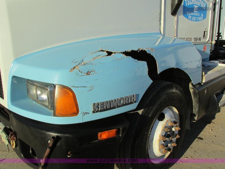 image for item I4214 1996 Kenworth T600 tri axle semi truck