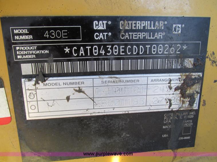image for item I4215 2006 Caterpillar 430E IT backhoe