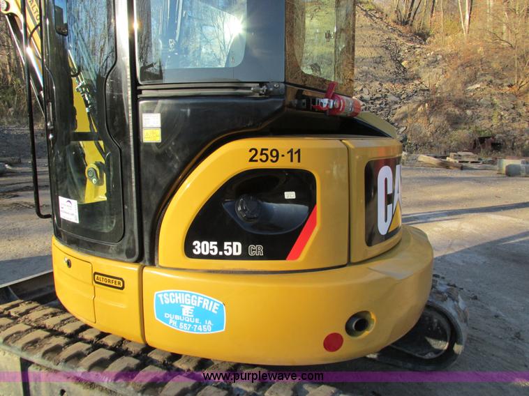 image for item I4217 2011 Caterpillar 305.5D CR mini excavator