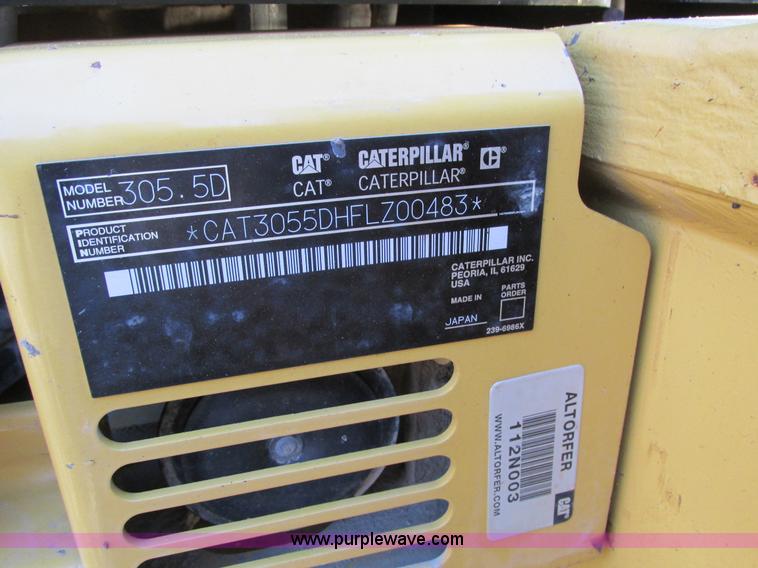 image for item I4217 2011 Caterpillar 305.5D CR mini excavator