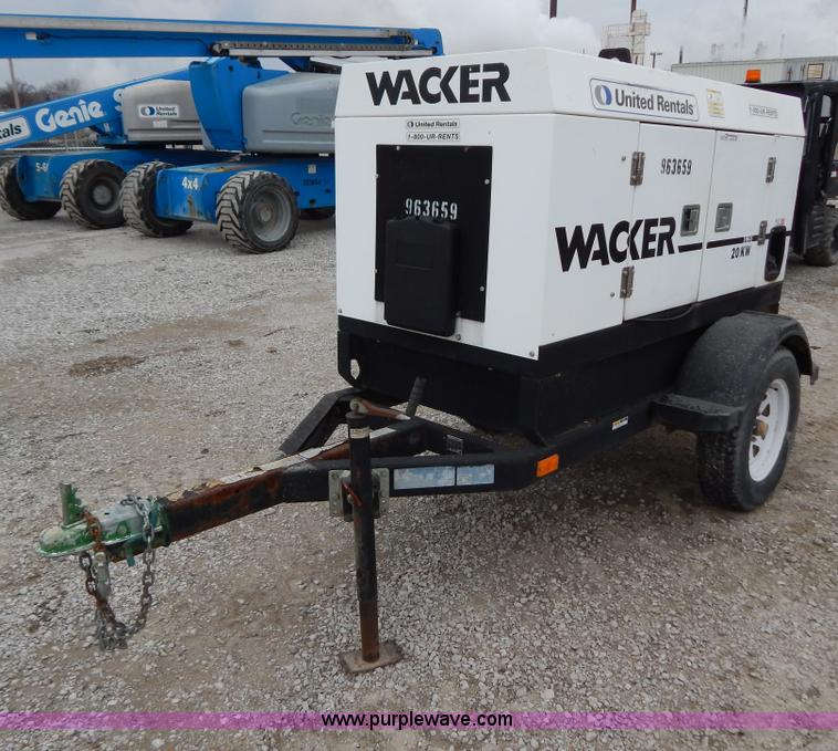 image for item AW9191 Wacker G25 generator