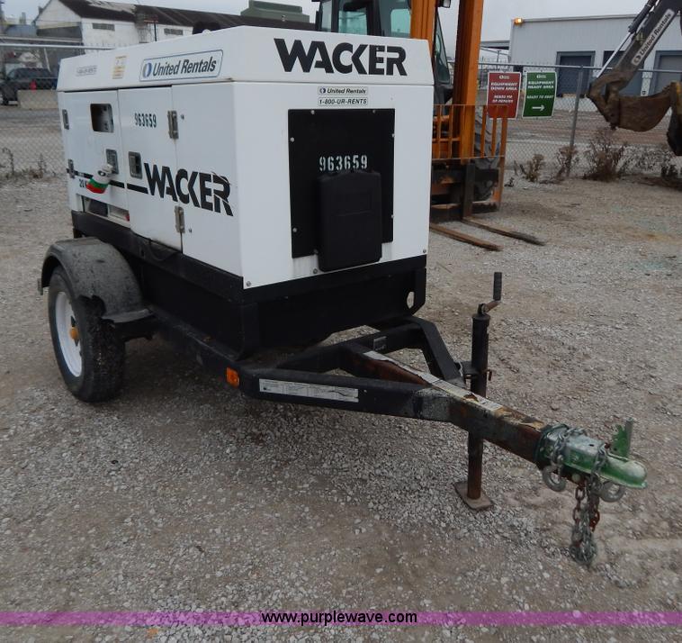 image for item AW9191 Wacker G25 generator