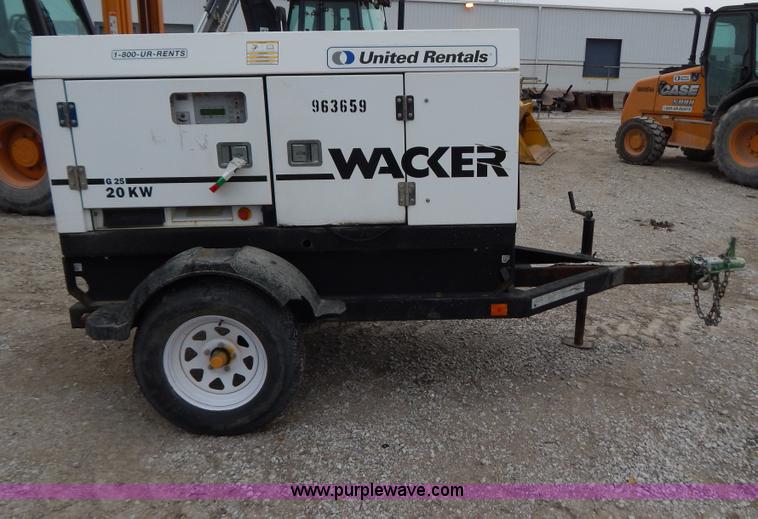 image for item AW9191 Wacker G25 generator