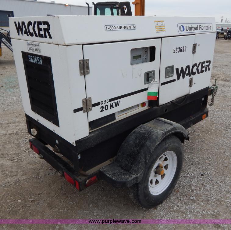 image for item AW9191 Wacker G25 generator