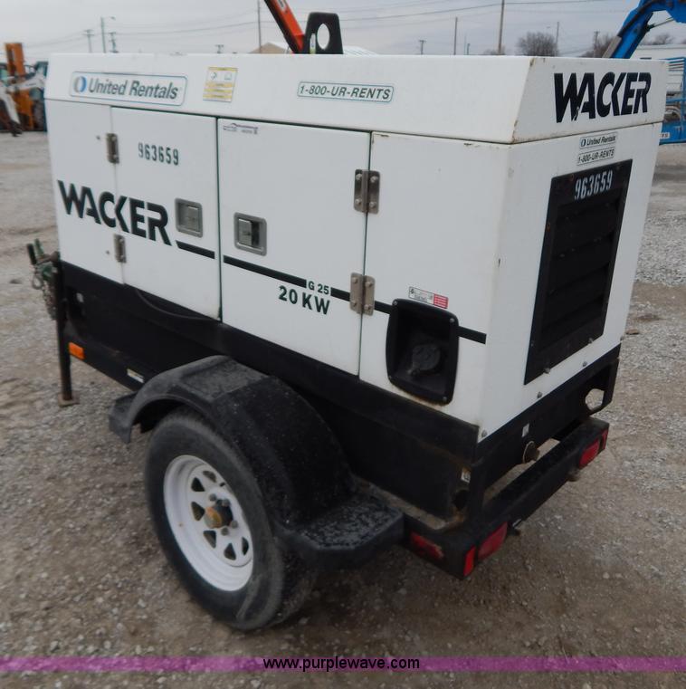 image for item AW9191 Wacker G25 generator