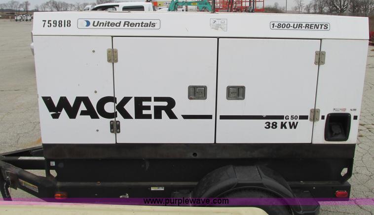 image for item G9222 2005 Wacker G50 generator